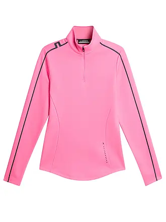 J.LINDEBERG | Damen Unterzieh Zipshirt  Nefe Quarter Zip Mid Layer | pink